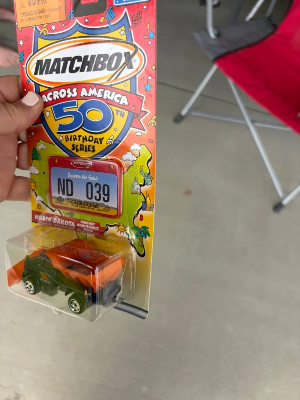 Matchbox Across America 50th Birthday Series North Dakota Highway Truck